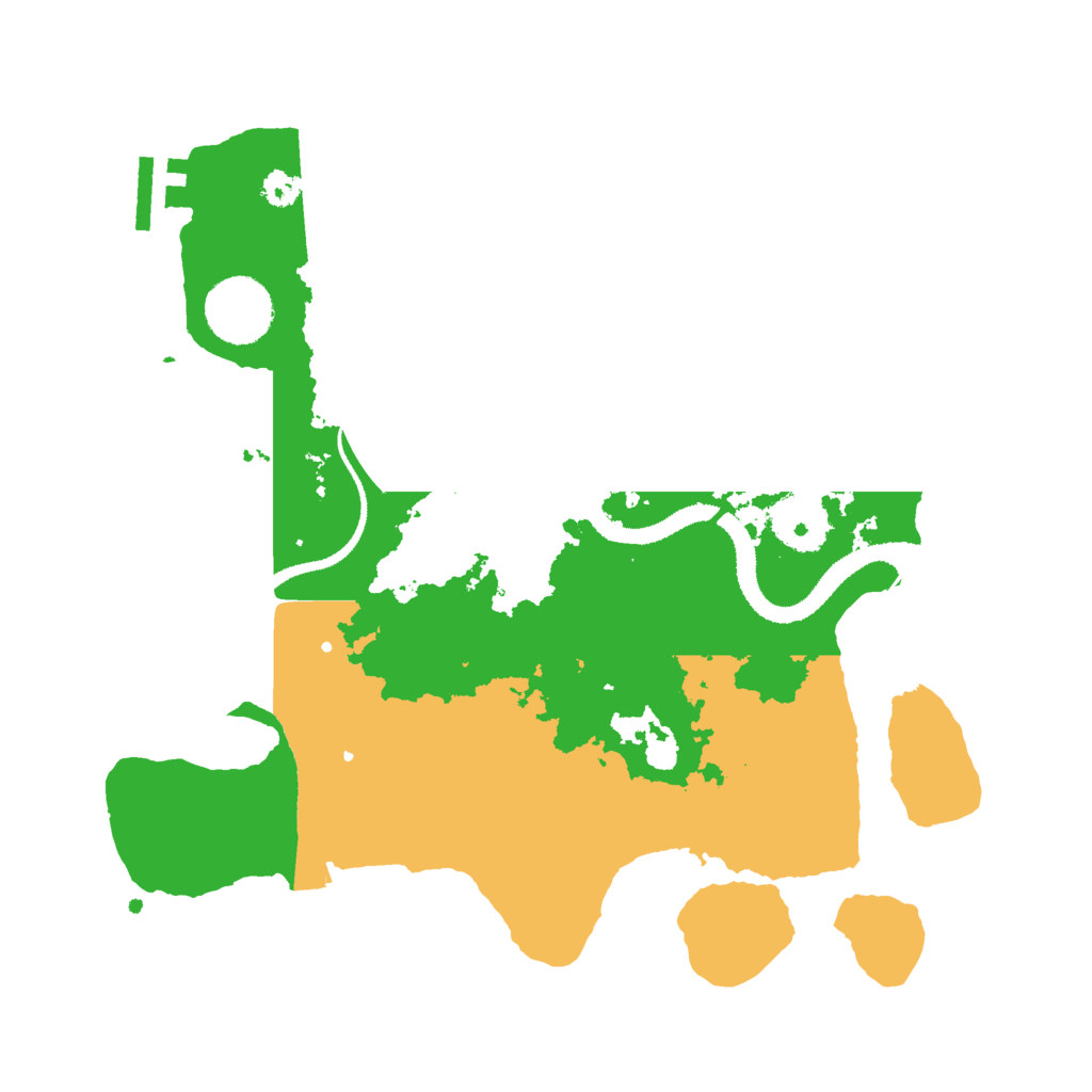Biome Rust Map: Procedural Map, Size: 3000, Seed: 1006404468