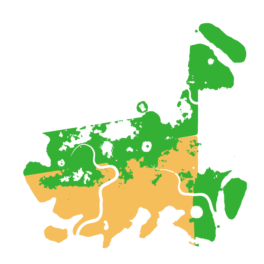 Biome Rust Map: Procedural Map, Size: 3800, Seed: 354844