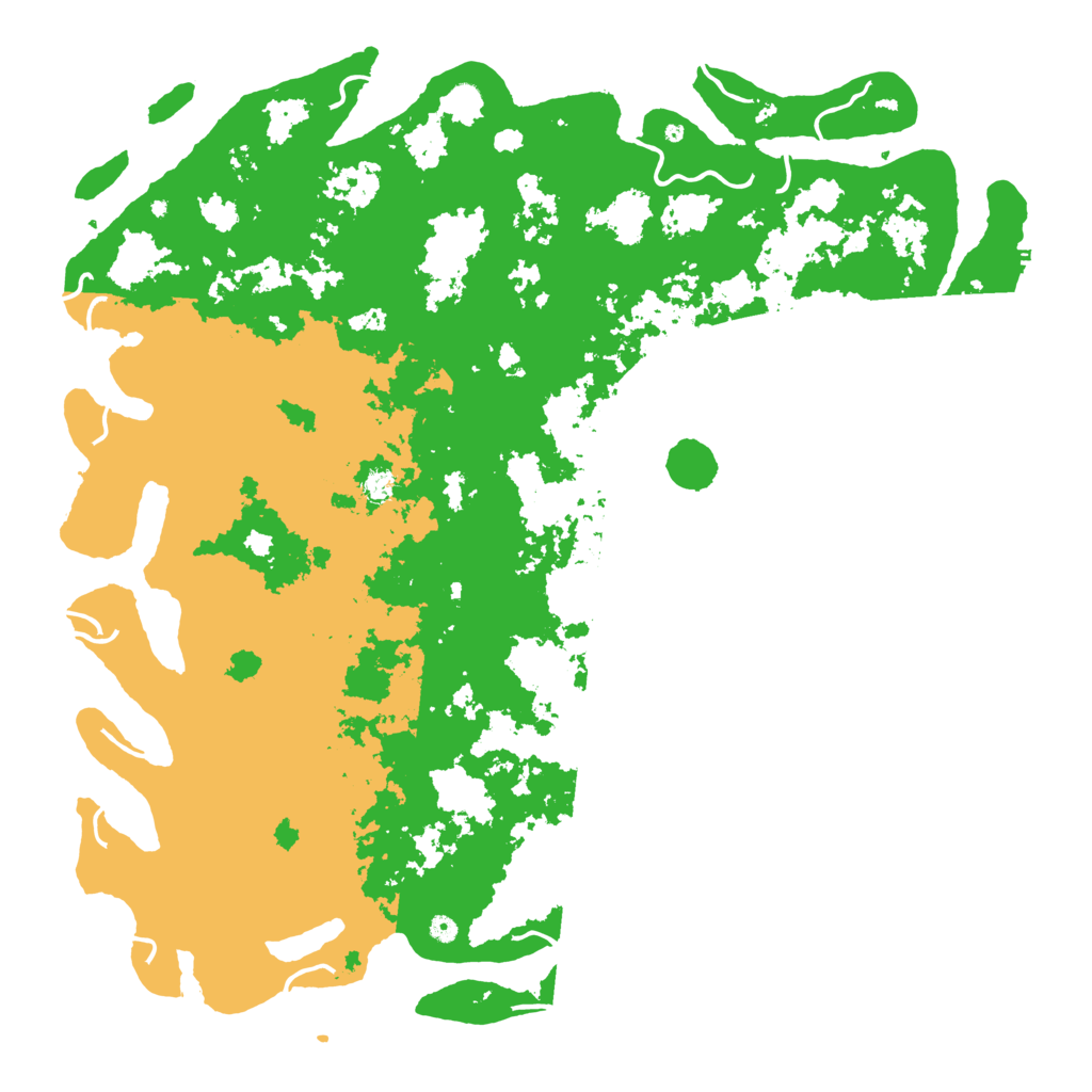 Biome Rust Map: Procedural Map, Size: 6000, Seed: 55811994