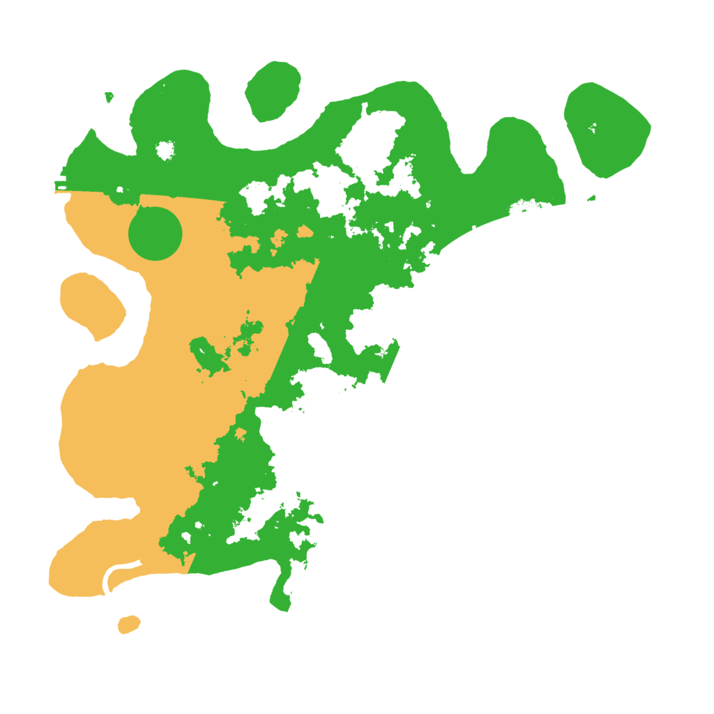 Biome Rust Map: Procedural Map, Size: 3500, Seed: 41772