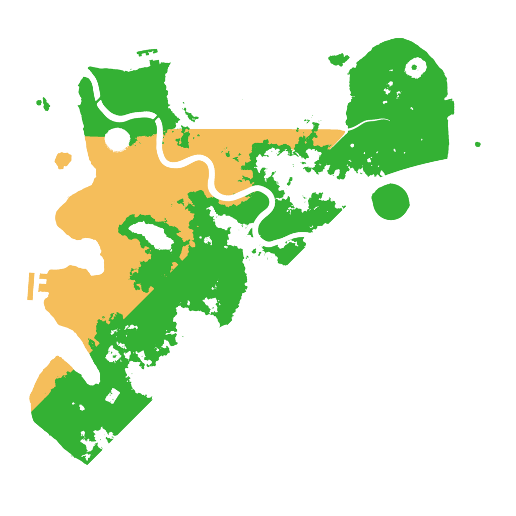 Biome Rust Map: Procedural Map, Size: 3800, Seed: 255641838