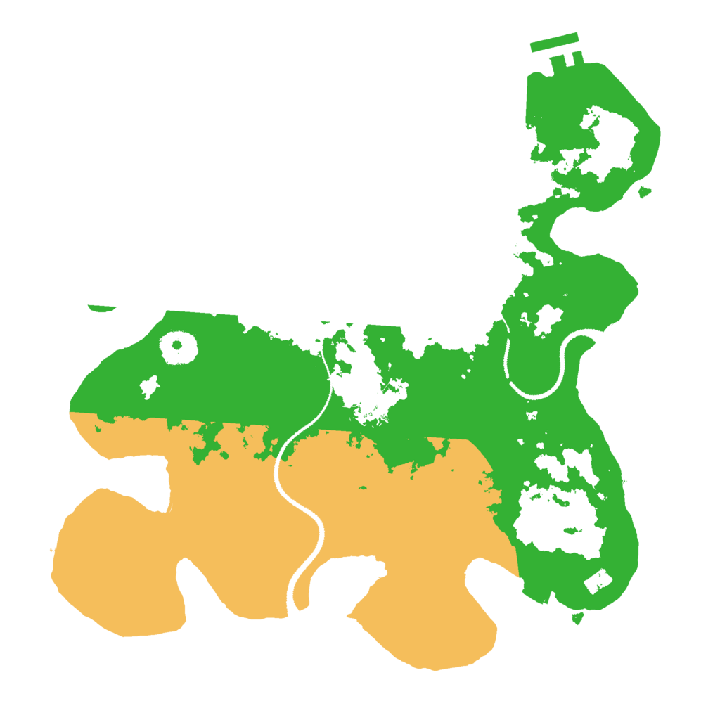Biome Rust Map: Procedural Map, Size: 3000, Seed: 1440700782