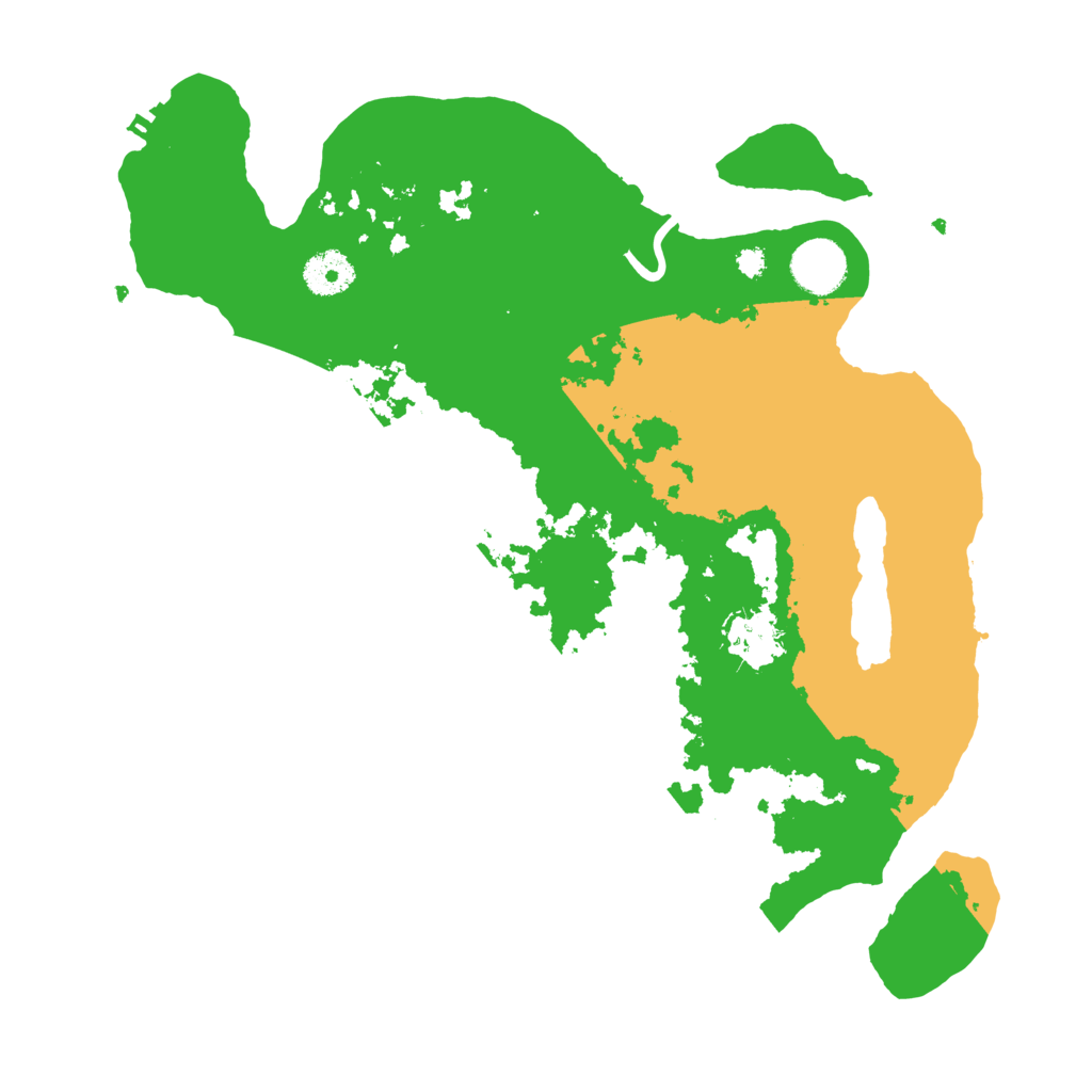 Biome Rust Map: Procedural Map, Size: 3500, Seed: 1086391008