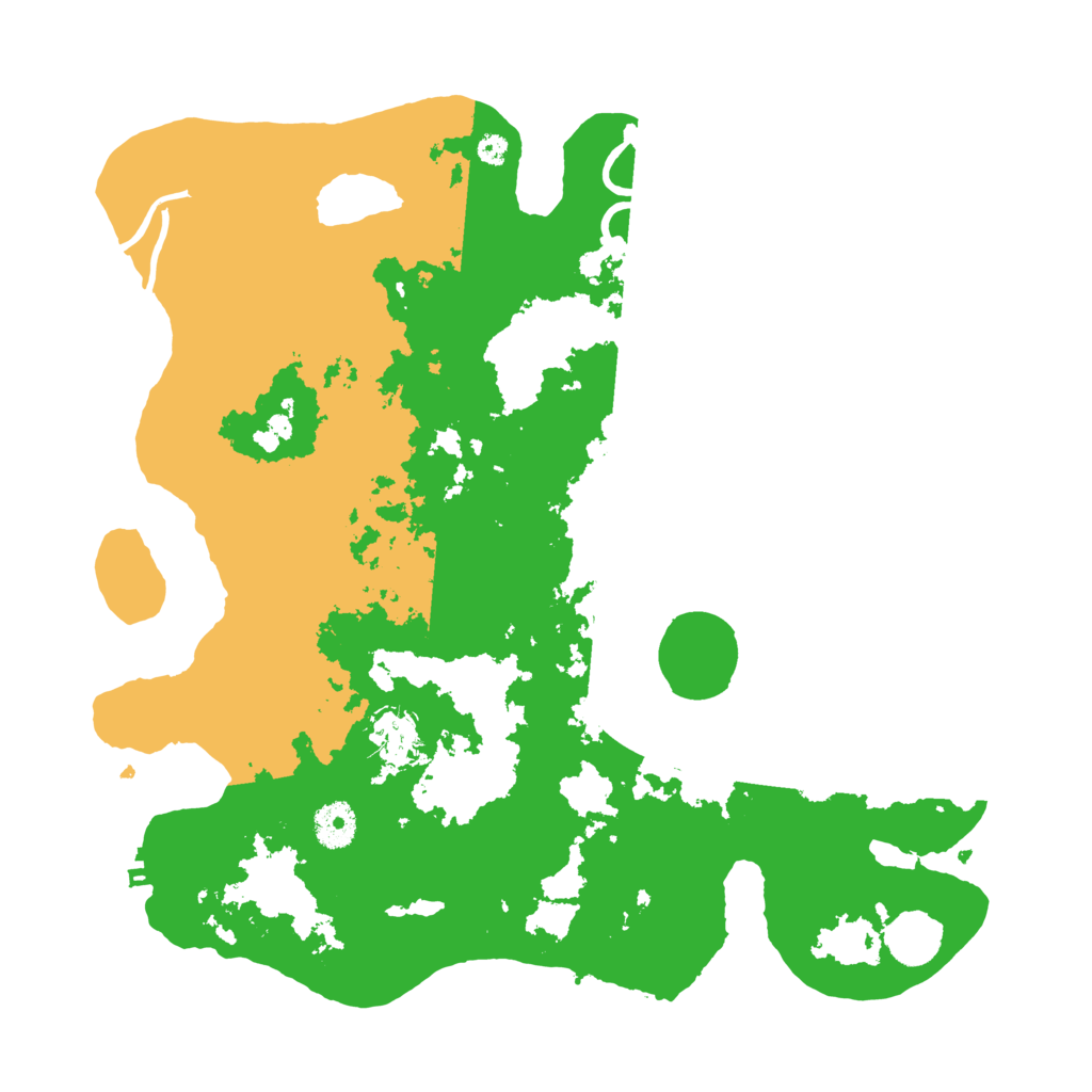 Biome Rust Map: Procedural Map, Size: 3700, Seed: 2034132062