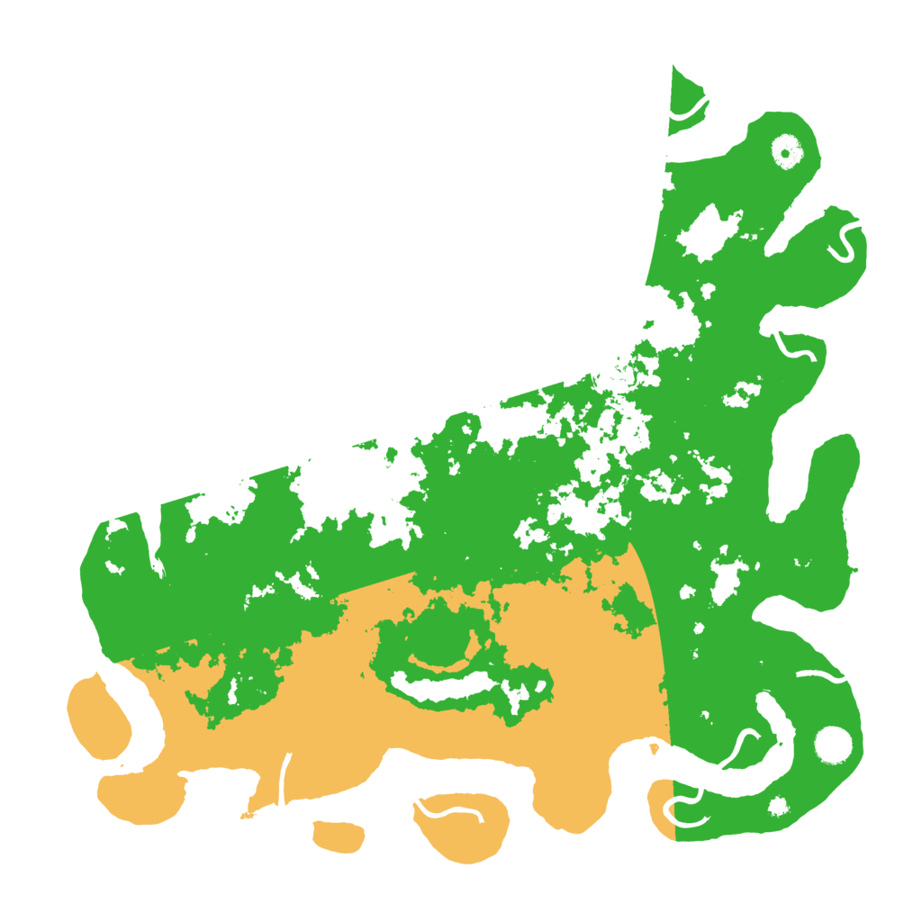 Biome Rust Map: Procedural Map, Size: 4300, Seed: 888