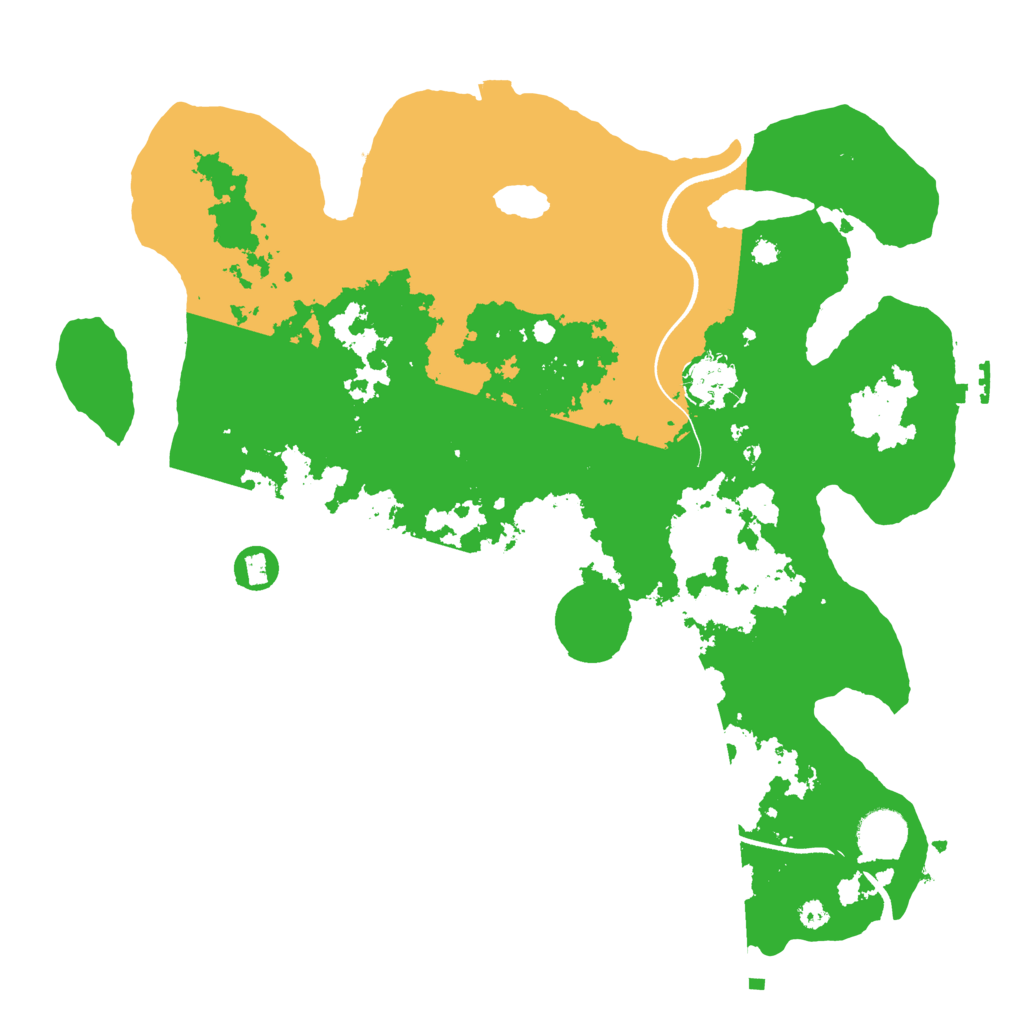 Biome Rust Map: Procedural Map, Size: 3640, Seed: 2147483647