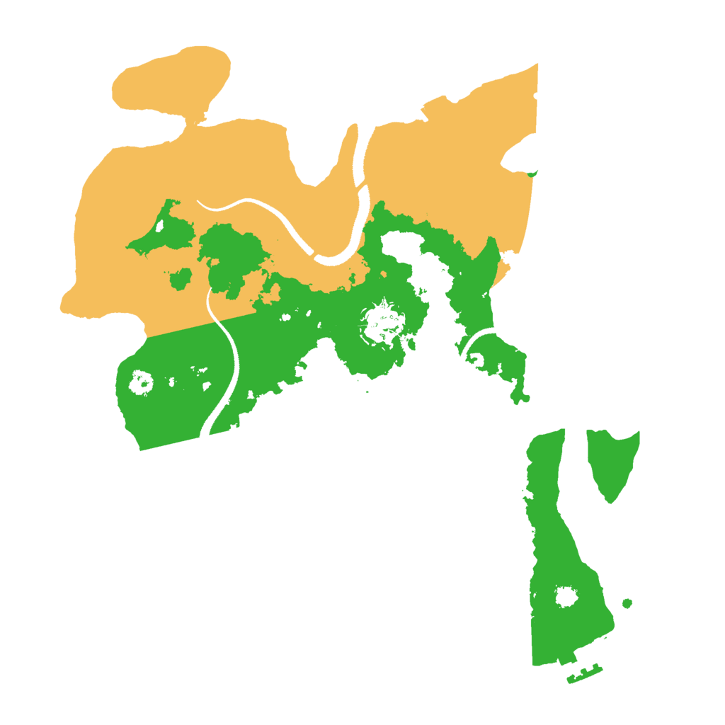 Biome Rust Map: Procedural Map, Size: 3000, Seed: 820868210