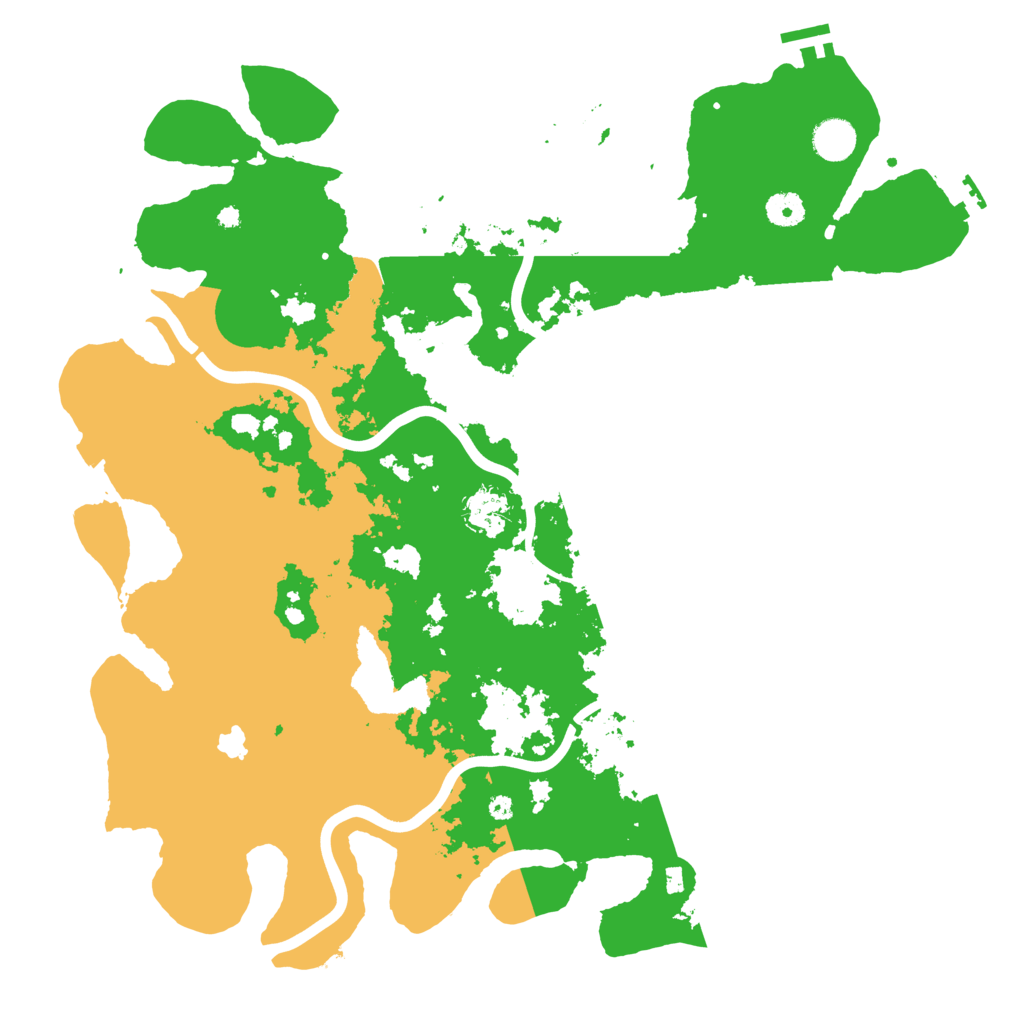 Biome Rust Map: Procedural Map, Size: 4200, Seed: 326