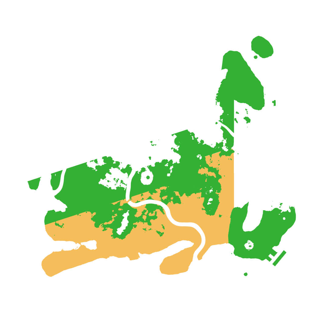 Biome Rust Map: Procedural Map, Size: 3500, Seed: 851653301