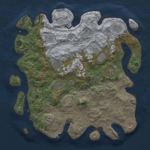 Thumbnail Rust Map: Procedural Map, Size: 4250, Seed: 902781706, 20 Monuments