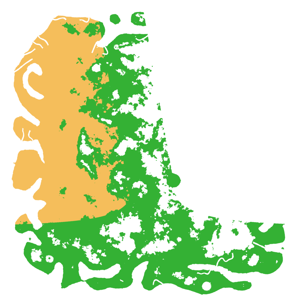 Biome Rust Map: Procedural Map, Size: 6000, Seed: 230213