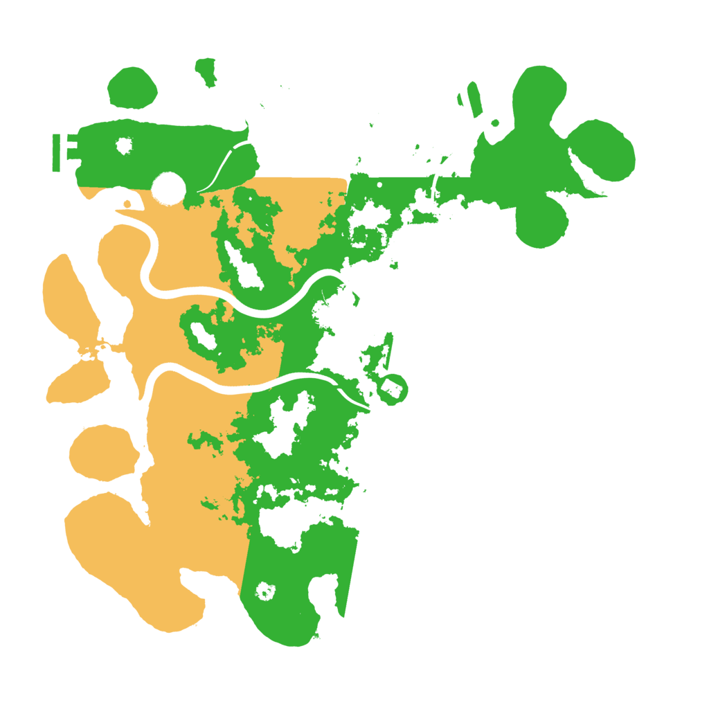 Biome Rust Map: Procedural Map, Size: 3800, Seed: 6299355