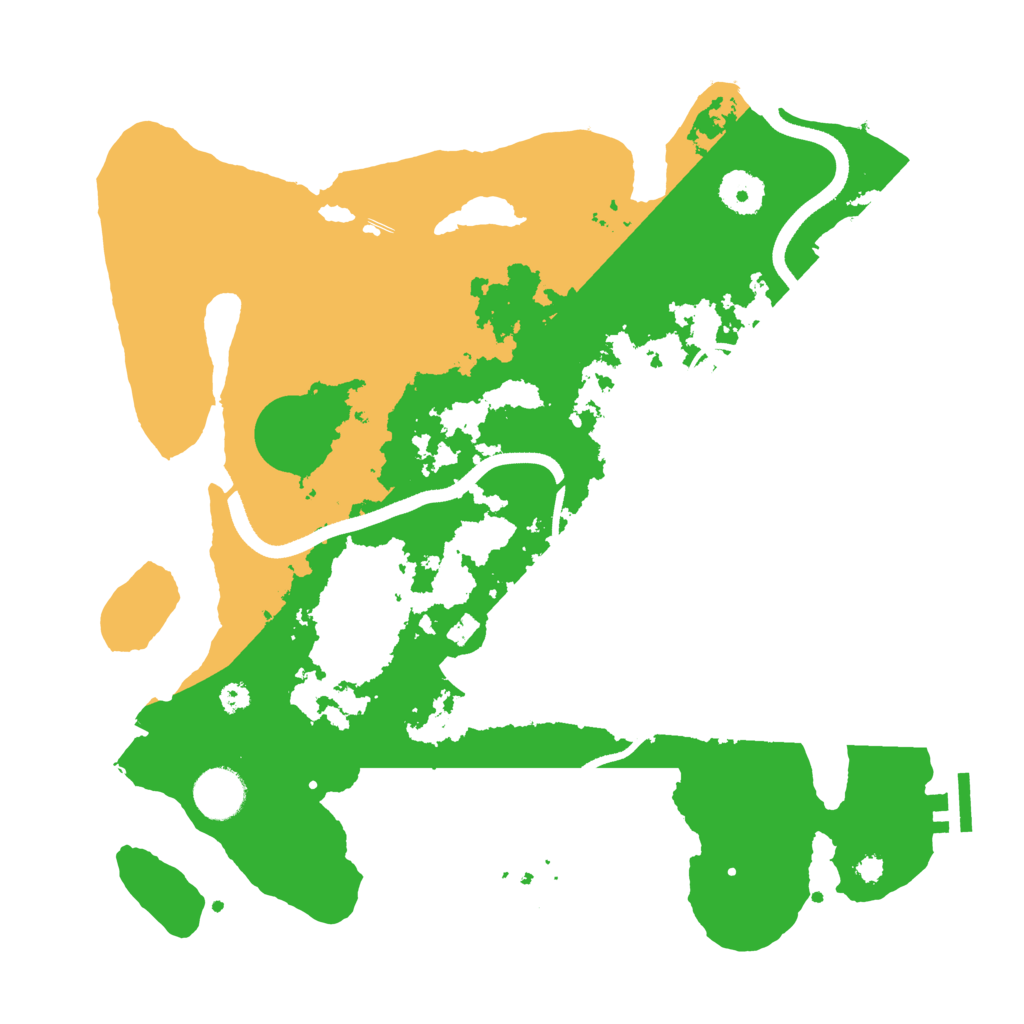 Biome Rust Map: Procedural Map, Size: 3500, Seed: 20221006