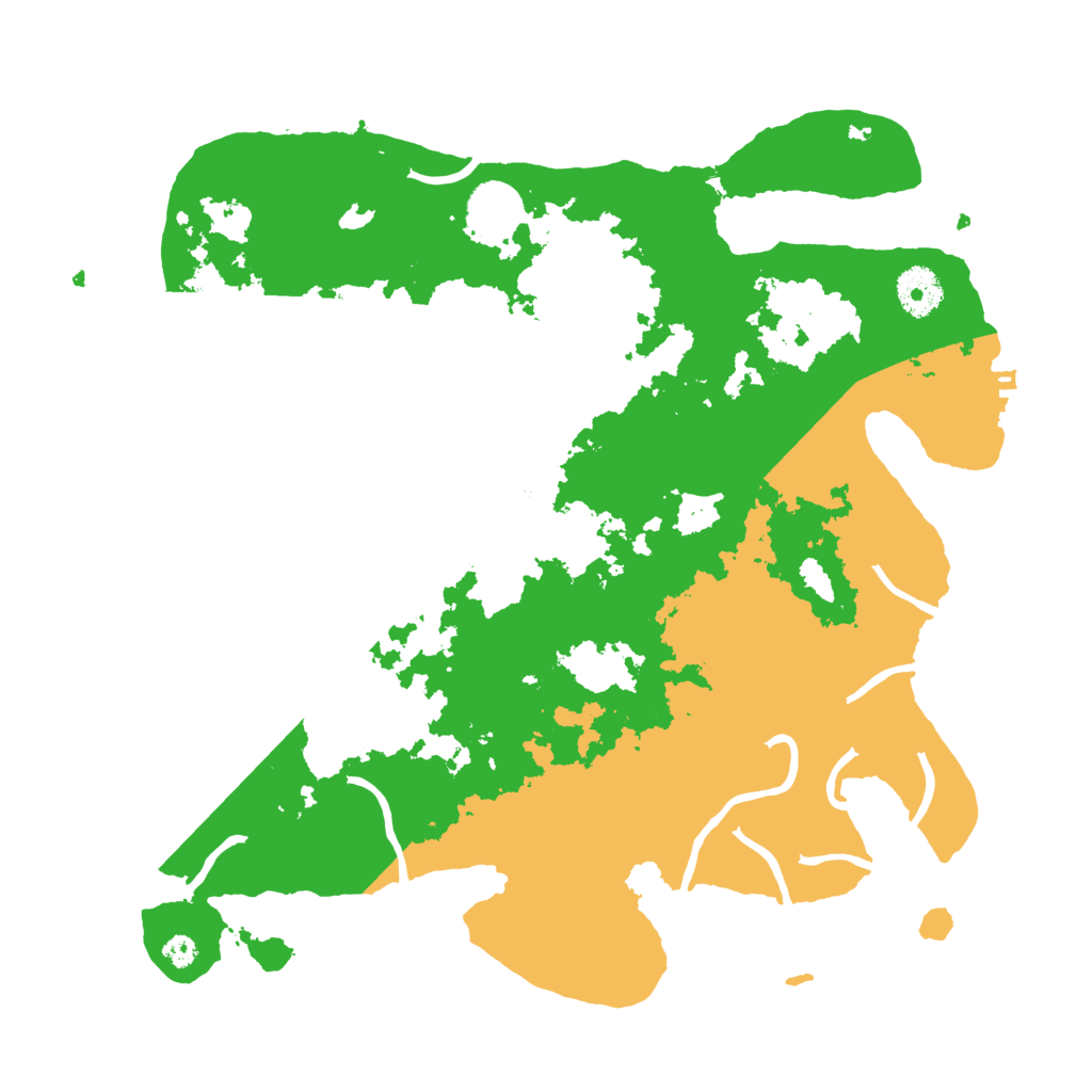 Biome Rust Map: Procedural Map, Size: 3500, Seed: 8757363