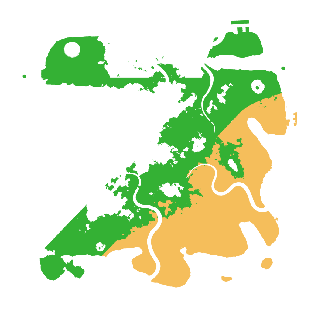 Biome Rust Map: Procedural Map, Size: 3500, Seed: 8757363