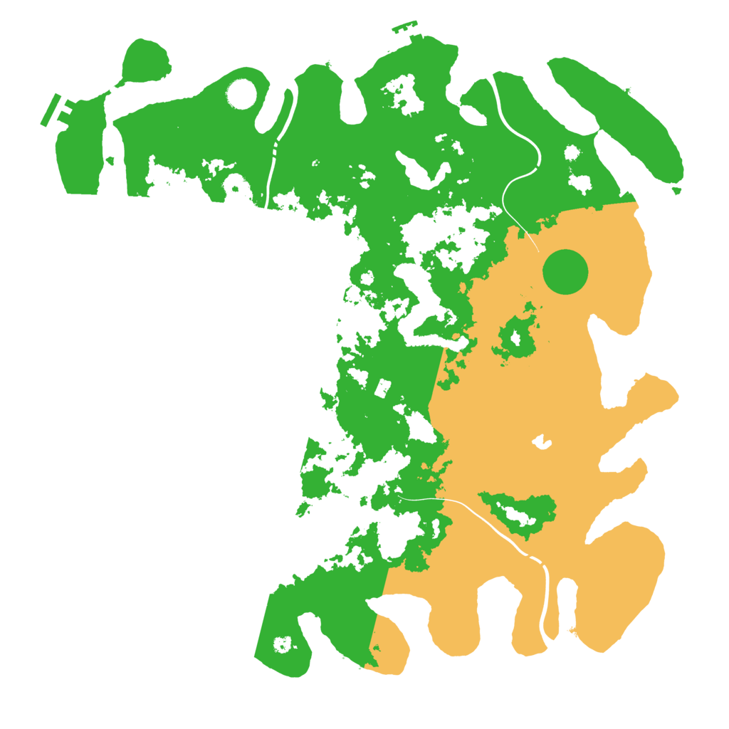 Biome Rust Map: Procedural Map, Size: 4250, Seed: 897592142