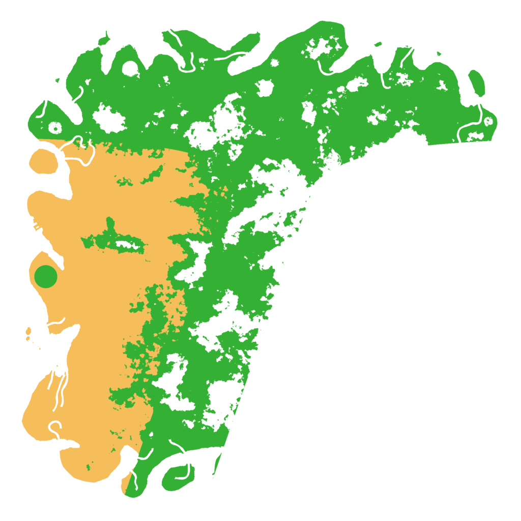 Biome Rust Map: Procedural Map, Size: 5990, Seed: 1234042112