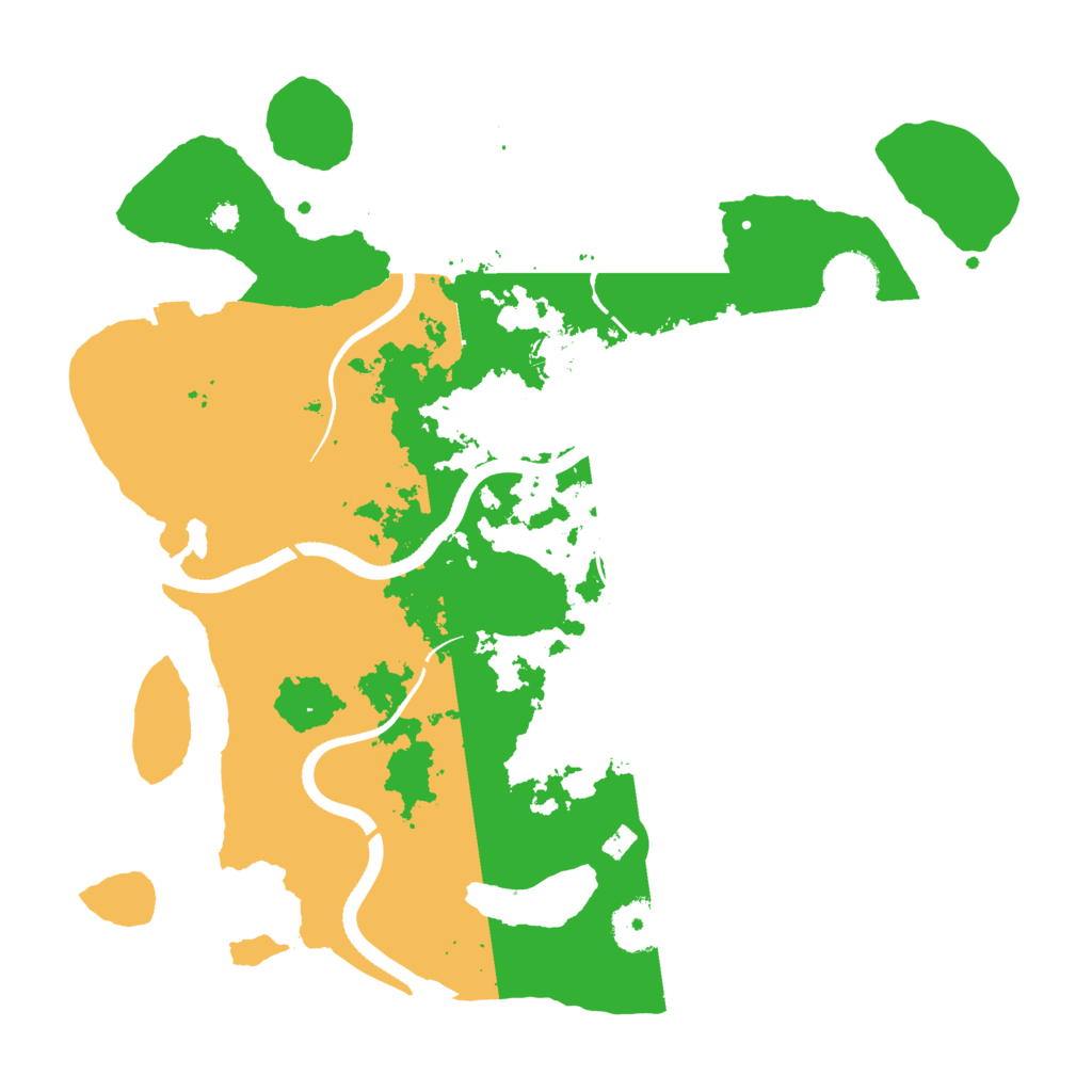 Biome Rust Map: Procedural Map, Size: 3500, Seed: 1730704475