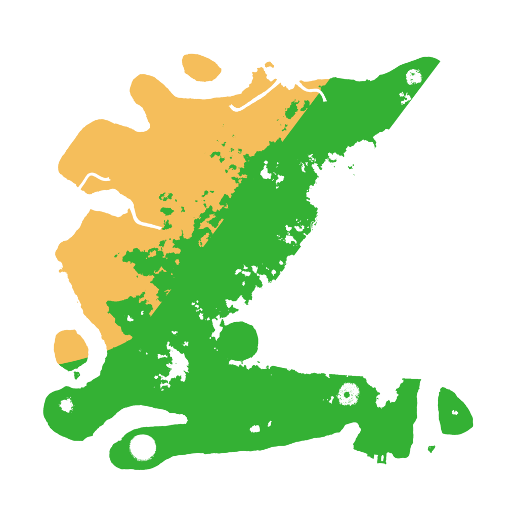 Biome Rust Map: Procedural Map, Size: 3500, Seed: 1438858742