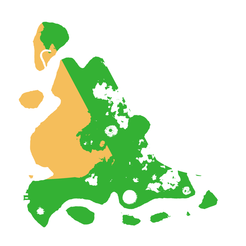 Biome Rust Map: Procedural Map, Size: 3080, Seed: 114015248