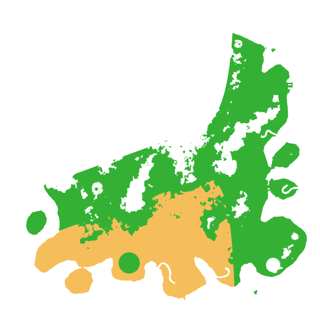 Biome Rust Map: Procedural Map, Size: 4000, Seed: 2345
