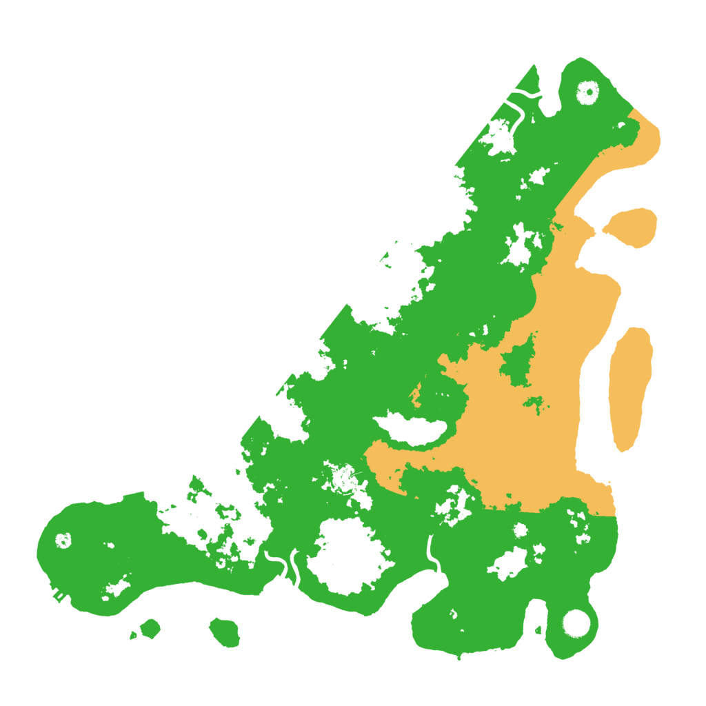 Biome Rust Map: Procedural Map, Size: 4500, Seed: 170214286