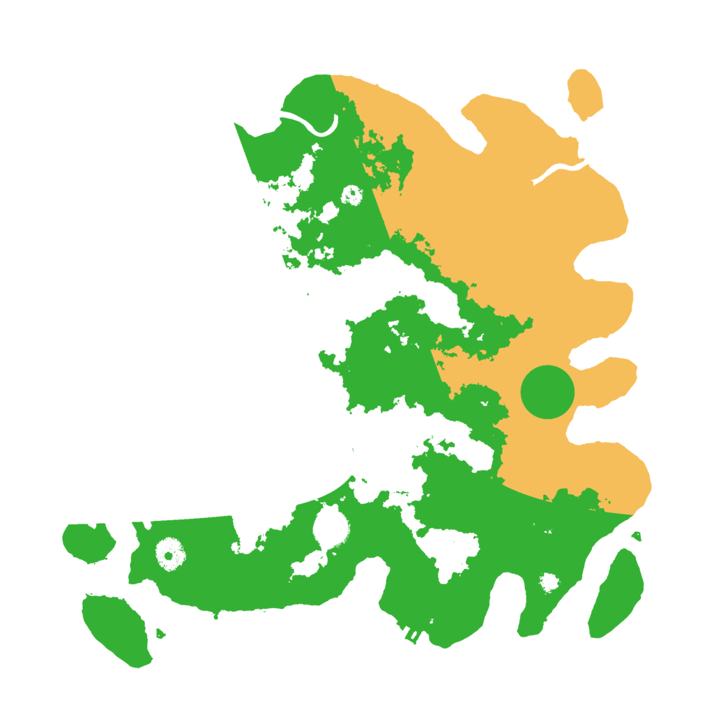 Biome Rust Map: Procedural Map, Size: 3500, Seed: 405723870