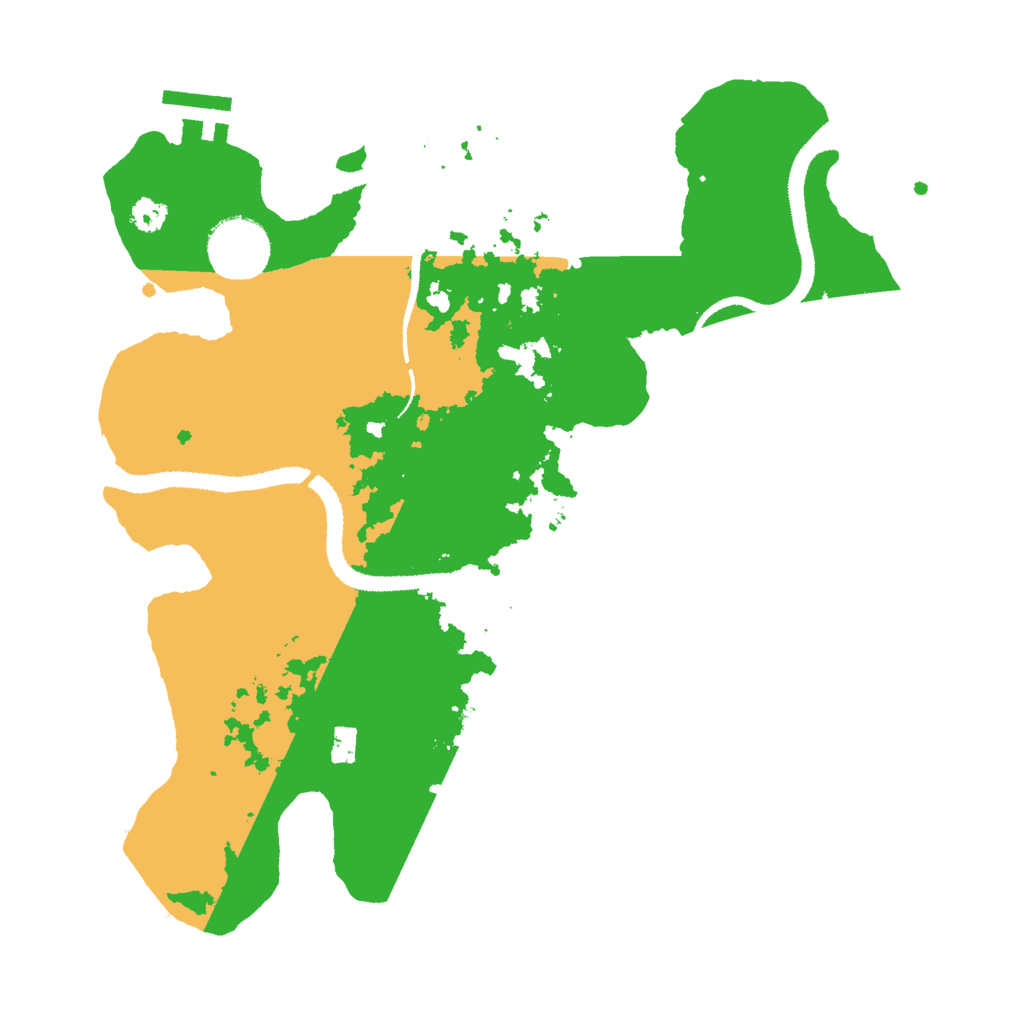 Biome Rust Map: Procedural Map, Size: 3000, Seed: 939167796