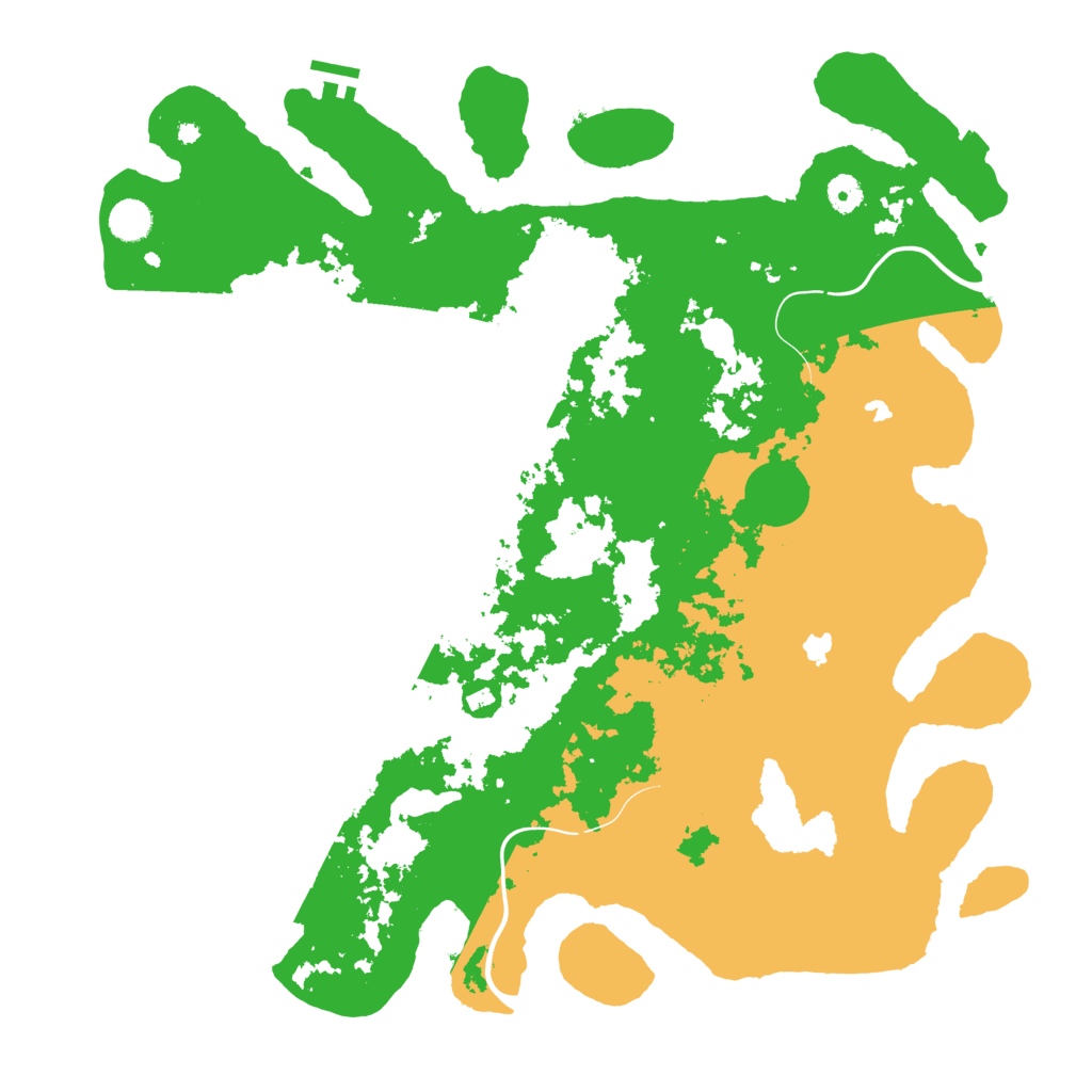 Biome Rust Map: Procedural Map, Size: 4500, Seed: 1427