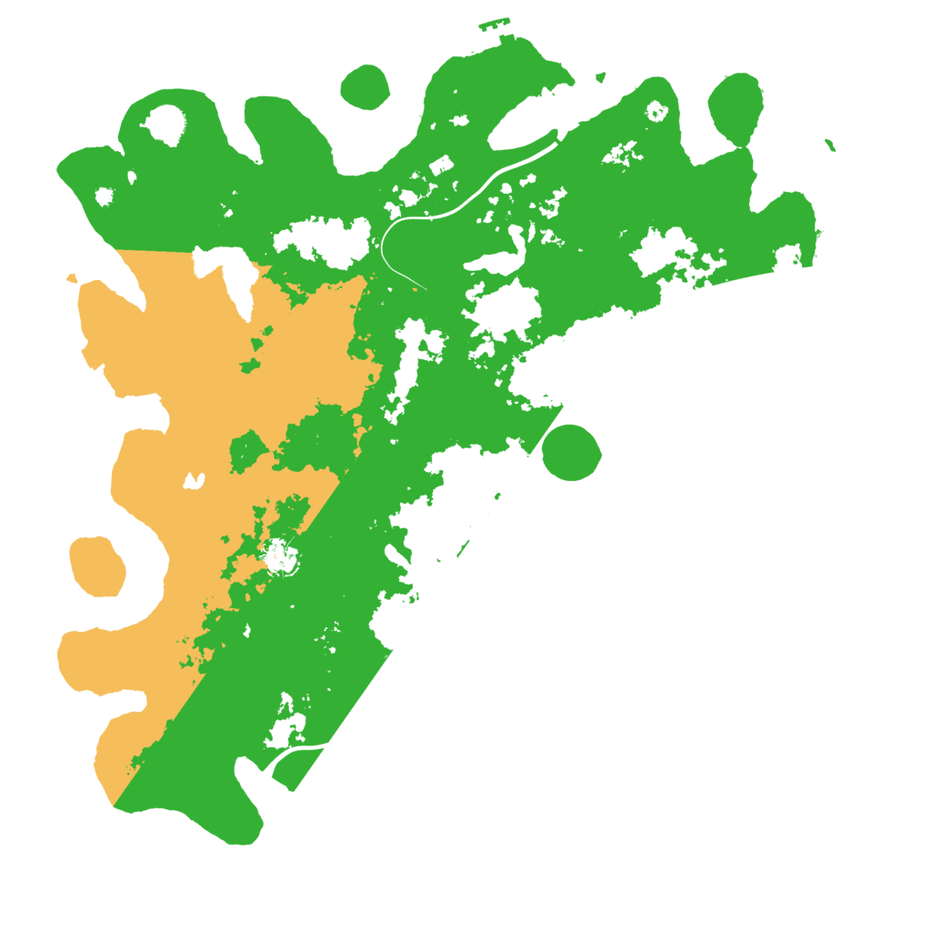 Biome Rust Map: Procedural Map, Size: 4500, Seed: 2030578353