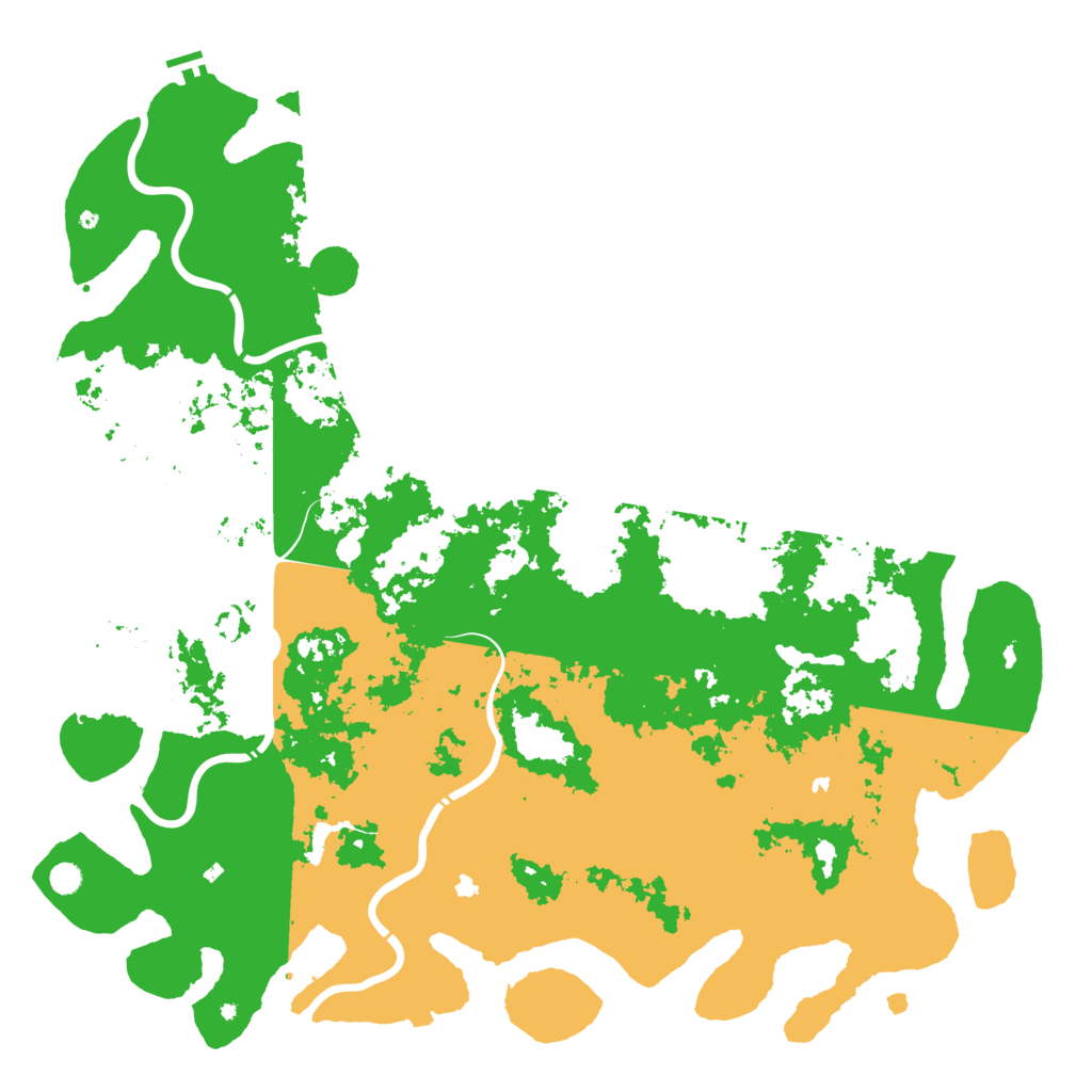 Biome Rust Map: Procedural Map, Size: 6000, Seed: 2134928133