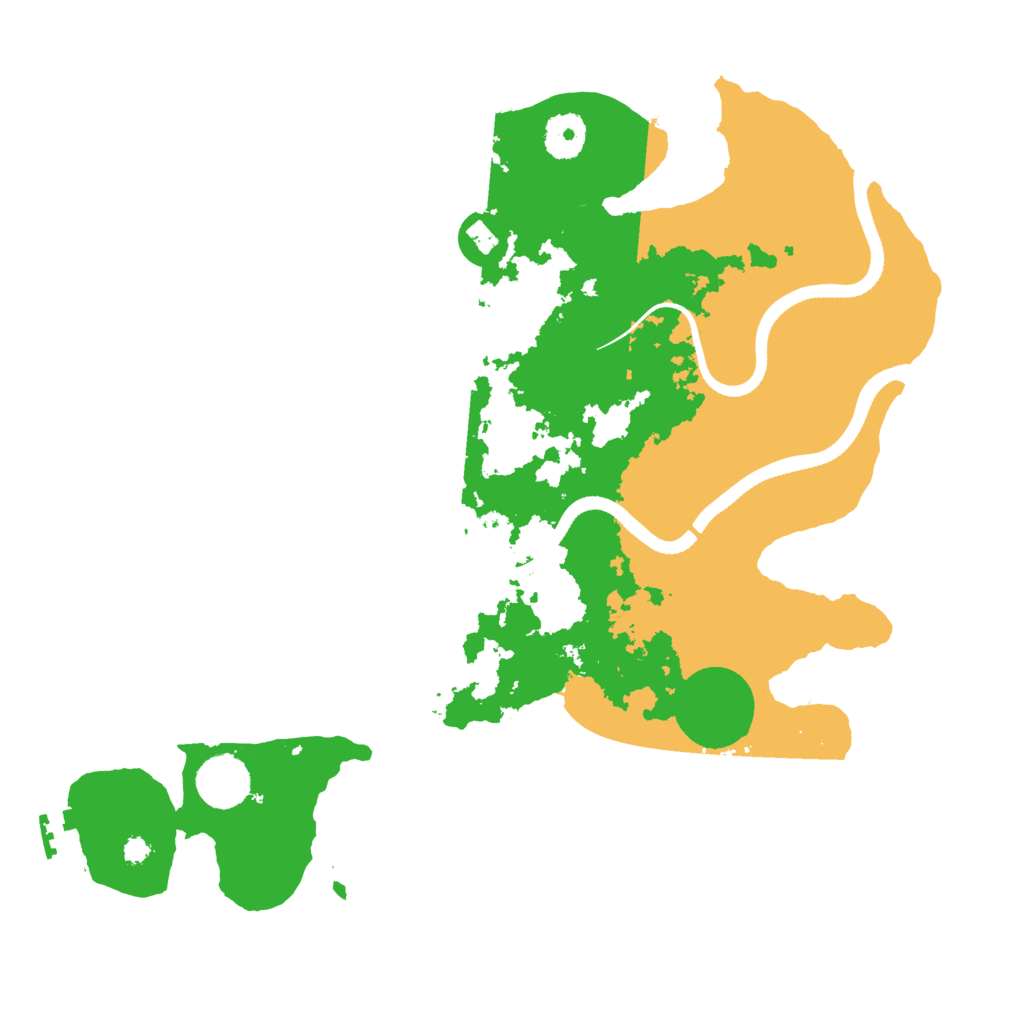 Biome Rust Map: Procedural Map, Size: 3500, Seed: 1523039405