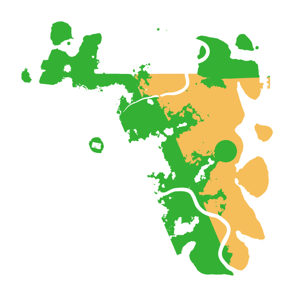 Biome Rust Map: Procedural Map, Size: 3500, Seed: 22061941