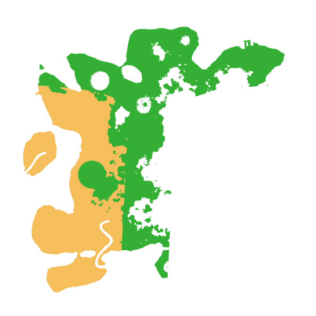 Biome Rust Map: Procedural Map, Size: 3000, Seed: 17405