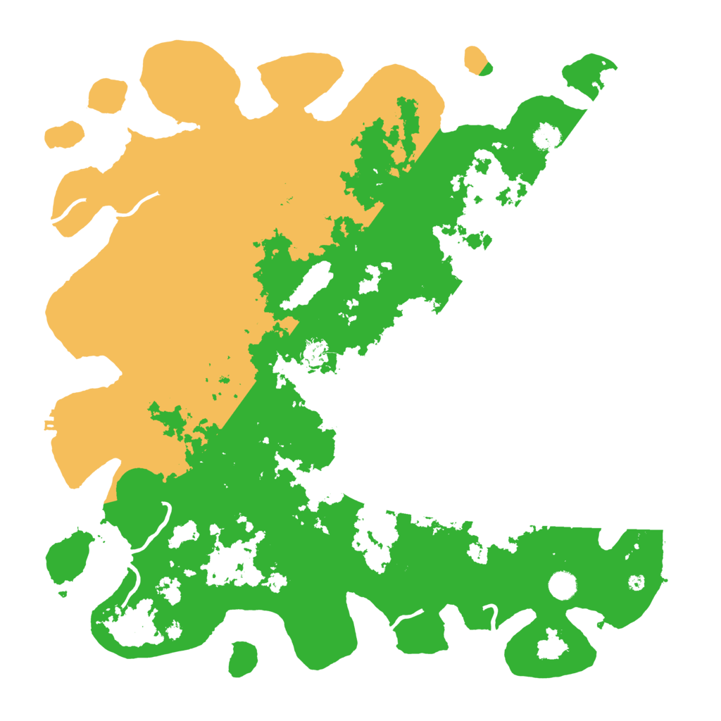 Biome Rust Map: Procedural Map, Size: 4500, Seed: 1534405066