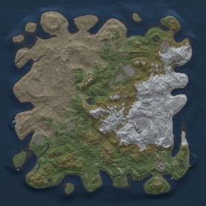 Thumbnail Rust Map: Procedural Map, Size: 4500, Seed: 1534405066, 20 Monuments