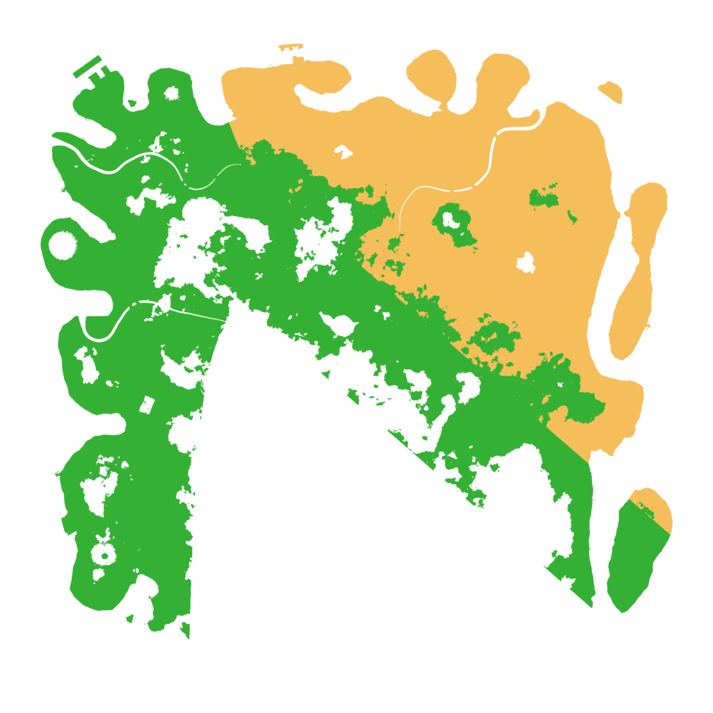 Biome Rust Map: Procedural Map, Size: 4500, Seed: 8502413