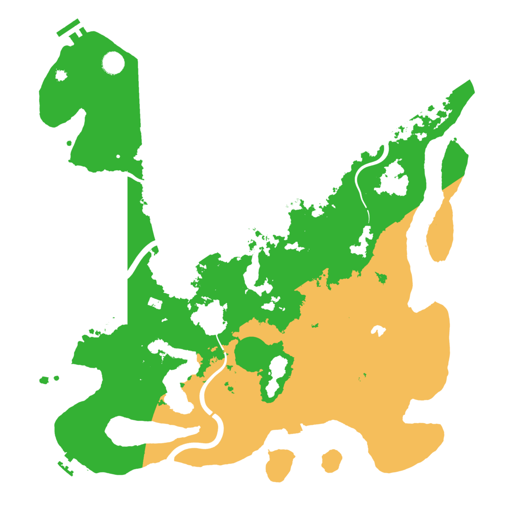 Biome Rust Map: Procedural Map, Size: 4000, Seed: 1547864964