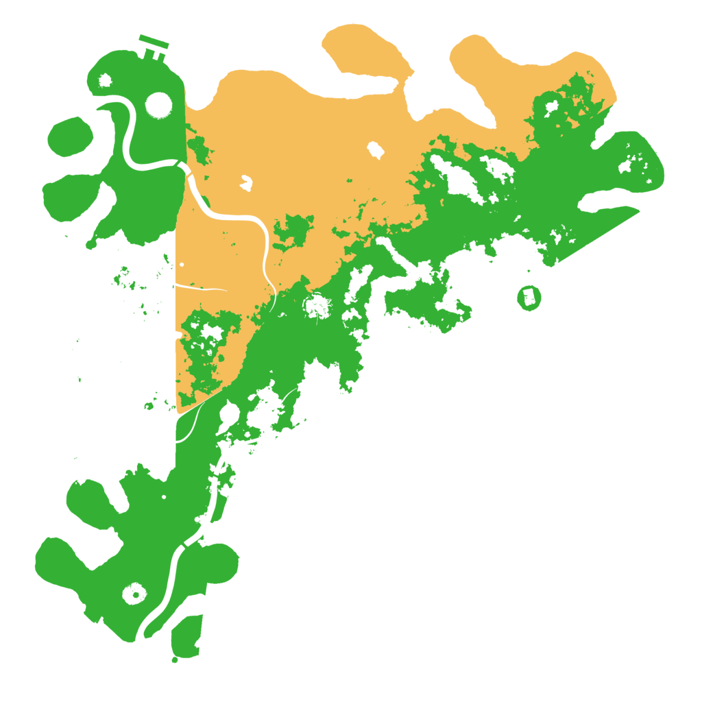 Biome Rust Map: Procedural Map, Size: 4700, Seed: 97654