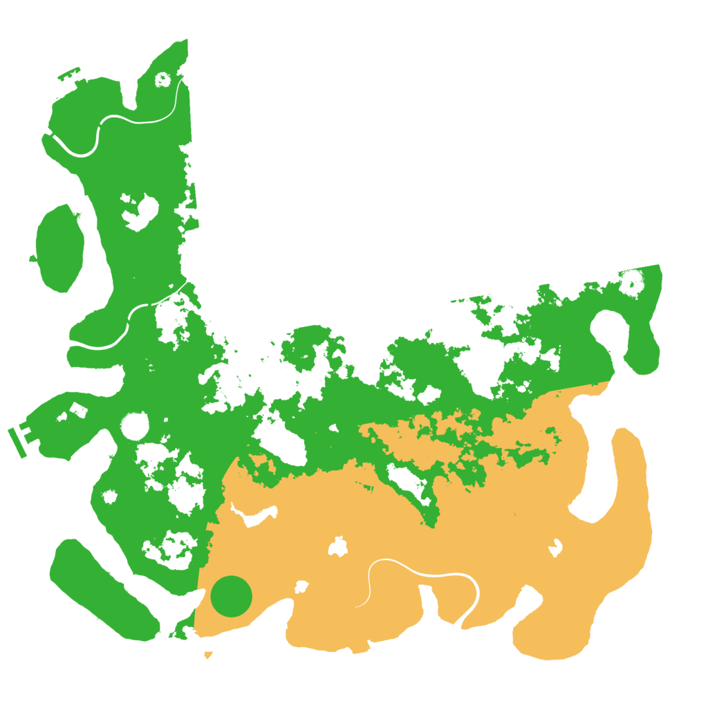 Biome Rust Map: Procedural Map, Size: 4500, Seed: 1842782180