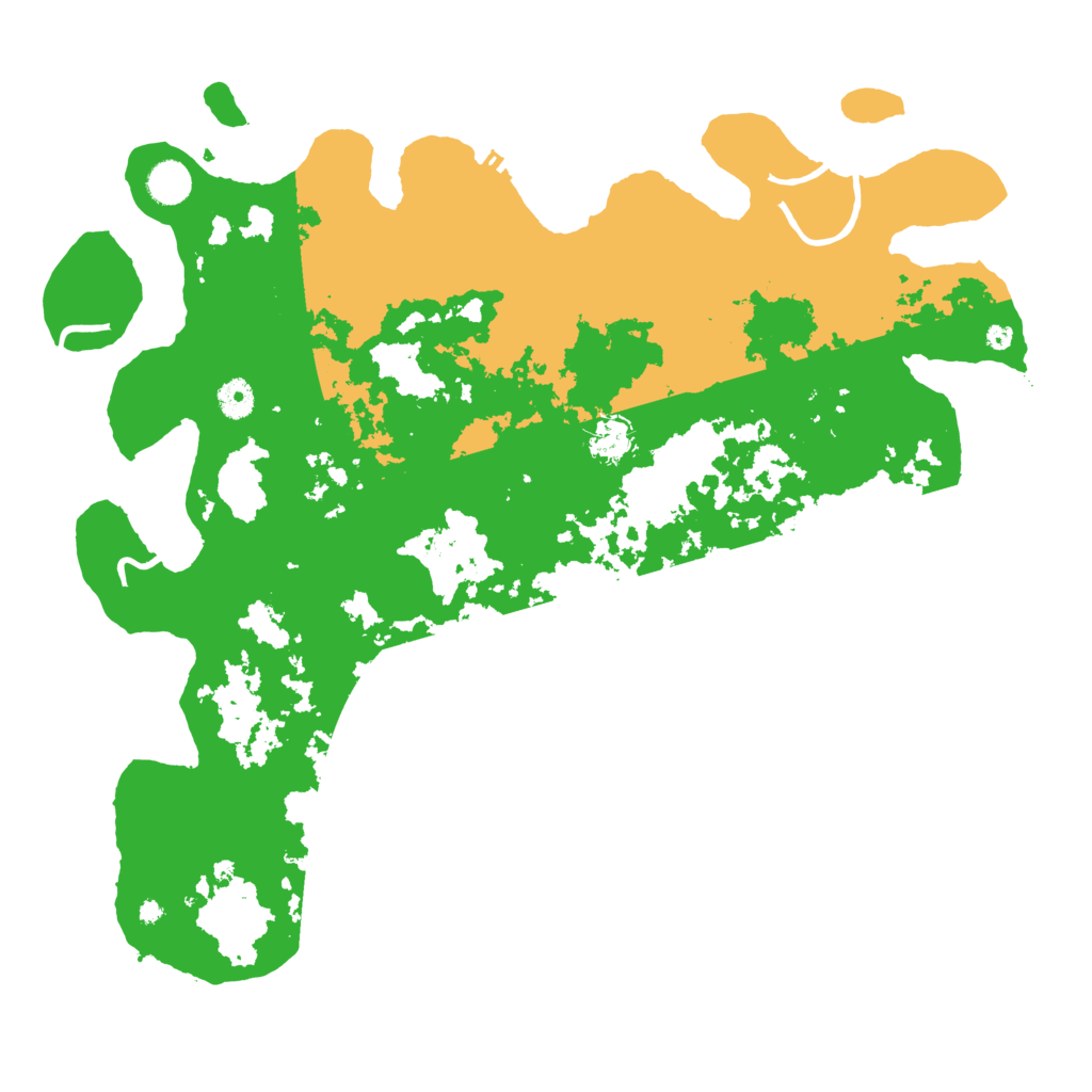 Biome Rust Map: Procedural Map, Size: 4350, Seed: 2211