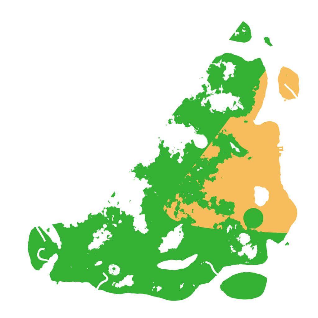 Biome Rust Map: Procedural Map, Size: 4200, Seed: 90997651