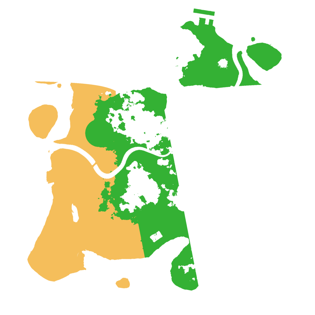 Biome Rust Map: Procedural Map, Size: 3000, Seed: 1081012154