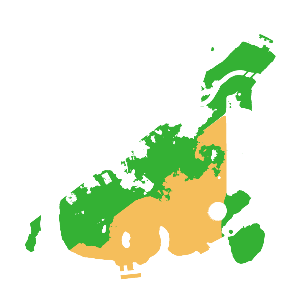 Biome Rust Map: Procedural Map, Size: 3000, Seed: 403033398