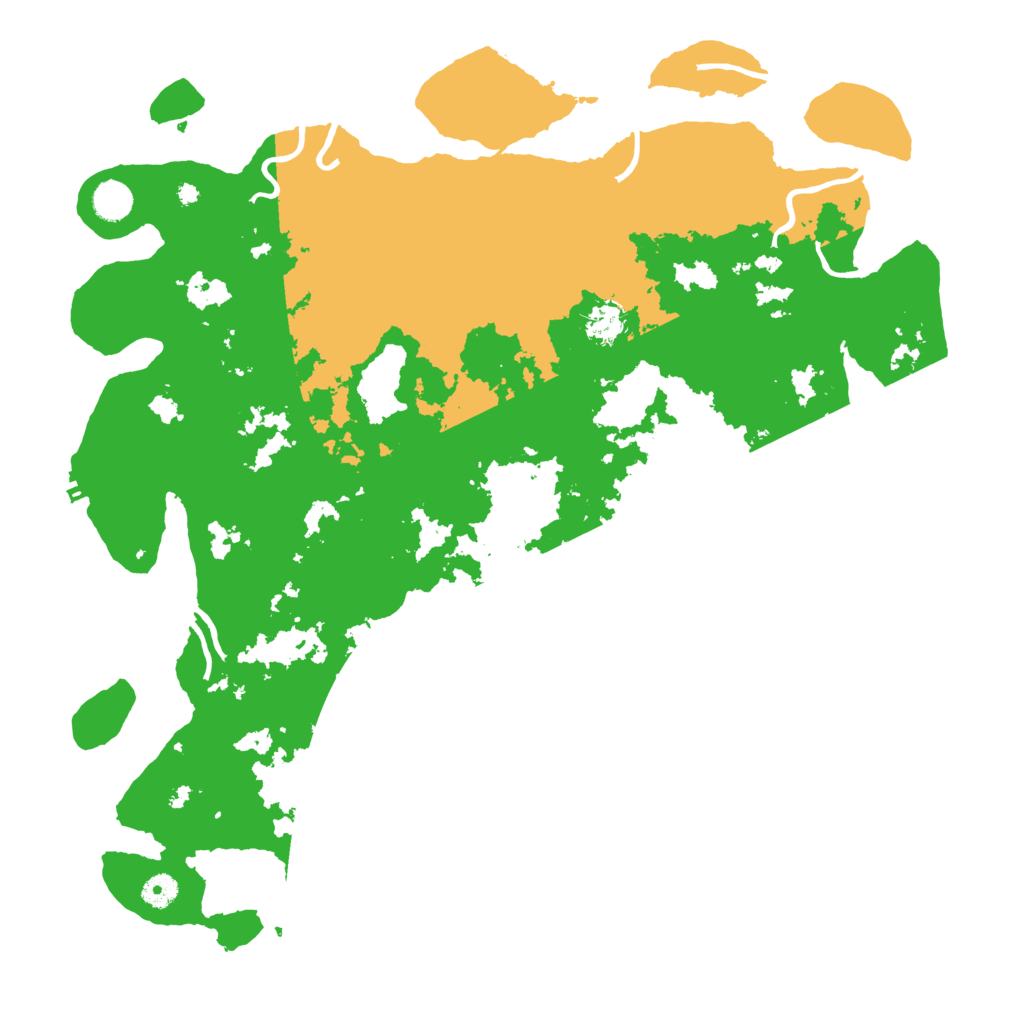 Biome Rust Map: Procedural Map, Size: 4500, Seed: 511360640