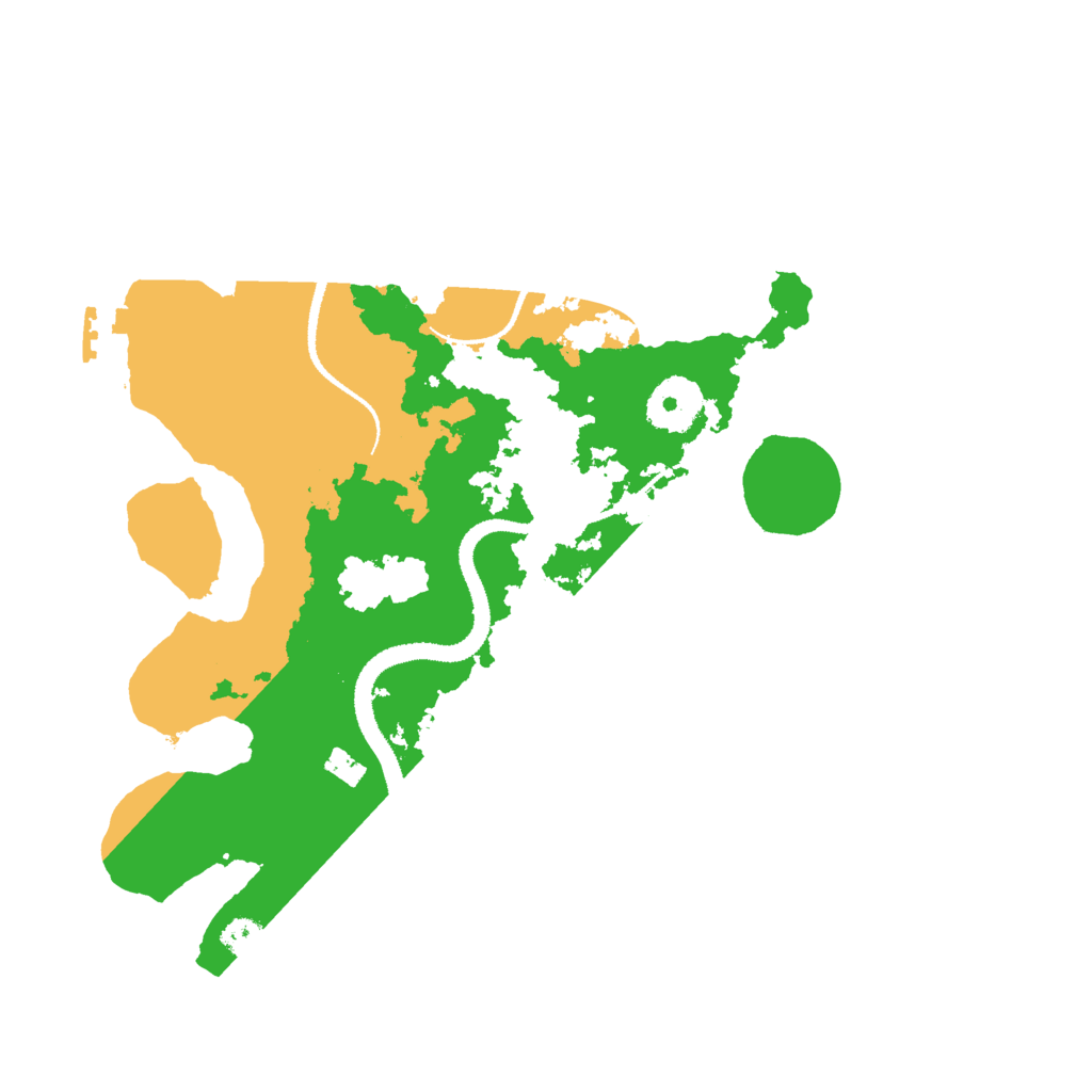 Biome Rust Map: Procedural Map, Size: 3000, Seed: 1097859193