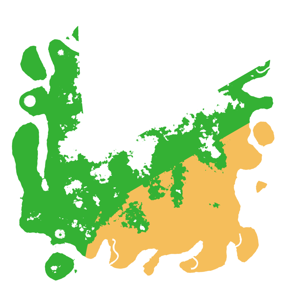 Biome Rust Map: Procedural Map, Size: 4500, Seed: 6736