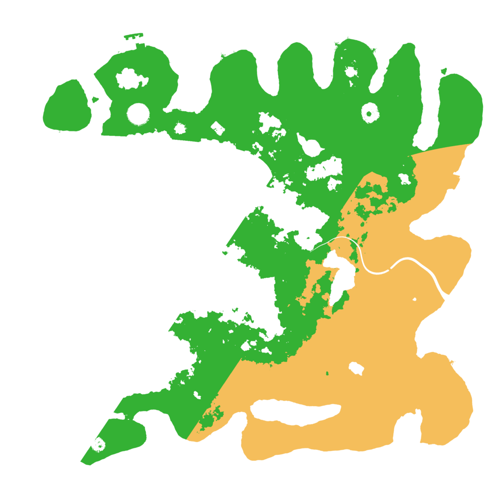 Biome Rust Map: Procedural Map, Size: 4000, Seed: 672388882