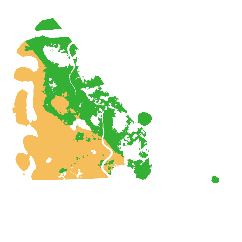 Biome Rust Map: Procedural Map, Size: 4900, Seed: 1129606944