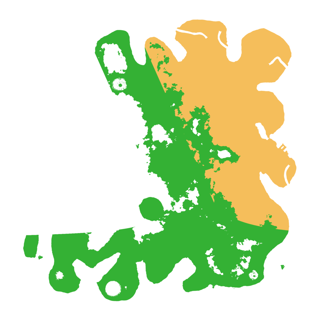 Biome Rust Map: Procedural Map, Size: 3700, Seed: 600786966